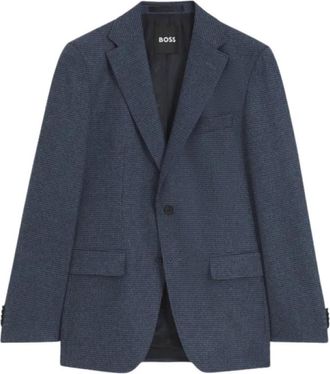 HUGO BOSS Jassen > Blazers - Heren - Blazers - Blauw - M - Jassen