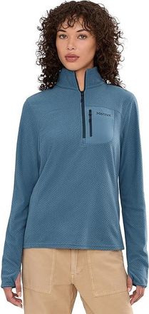 Marmot Airfleece 1/2 Zip Womens Sweater Summer Storm : XS, Polyester