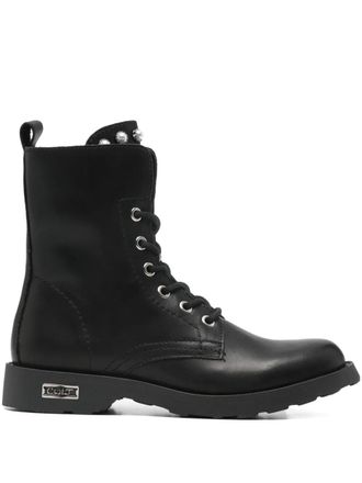 Cult Zappelin boots - women - Calf Leather/Calf Leather/Fabric/Rubber - 40 - Black