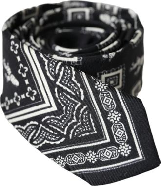 Dolce & Gabbana Ties - Heren - Stropdassen - Zwart - ONE Size - Accessoires
