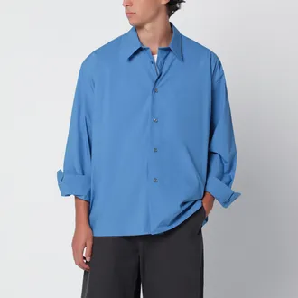 STUDIO NICHOLSON Camicia Hal blu in cotone