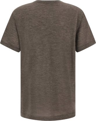 Co Cashmere Knit T-Shirt - Brown