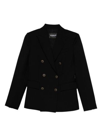 Dondup Black Doule-Breasted Blazer