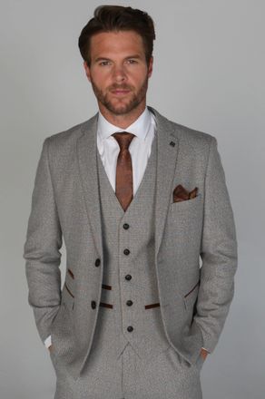 PAUL ANDREW Ralph - Tweed Check Blazer Classic Sport Coat