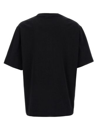 Maison Kitsun&eacute; Logo-Embroidered Cotton T-Shirt - Black
