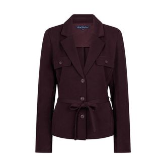 Red Button Blazer & Riem Punta - Dames - Jassen - Paars - Maat: XL Viscose