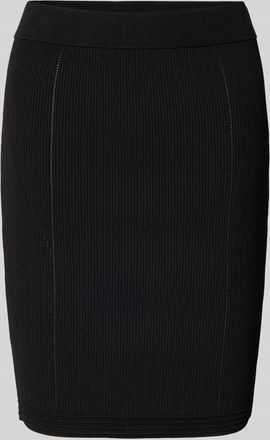 Guess Minirock in Ripp-Optik Modell MALIA in BLACK, Gr&ouml;&szlig;e M