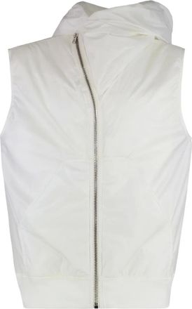 Rick Owens Gilet con zip - Bianco