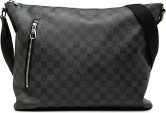 Louis Vuitton Black Pvc Leather Shoulder Bag (Pre-Owned)