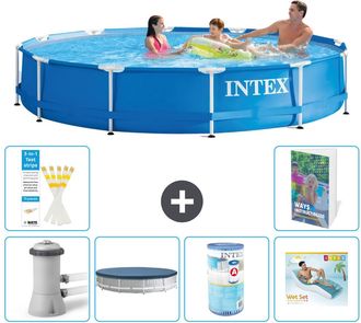 Intex Piscina Con Estructura Redonda - 366x76 Cm - 7-piezas S287