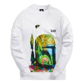 Kith x STAR WARS Boba Fett Crewneck White KHM030220-101