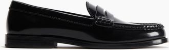 H&M Loafer aus Leder - Schwarz