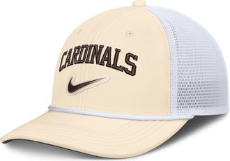 Nike St. Louis Cardinals Rise Nike Mens Dri-FIT MLB Trucker Adjustable Hat in White | NB640HNASCN-USE