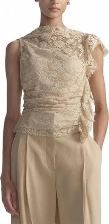 A.L.C. Astrid Top In Crema Dolce