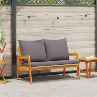 vidaXL vidaXL Panchina da giardino Marrone Legno massello di acacia