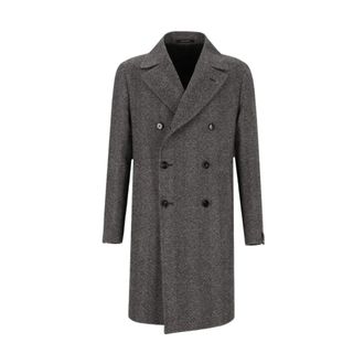Tagliatore Cappotto in Lana Vergine - - Coats - Uomo - Grigio - M