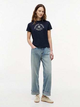Tommy Hilfiger Vaqueros rectos de corte ajustado y talle alto en Selvedge