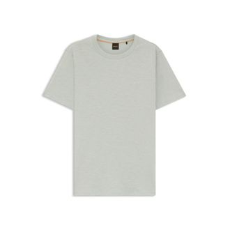 BOSS Slub-cotton T-shirt with logo detail