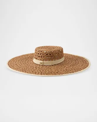Helen Kaminski Kavya Raffia Lace Sun Hat