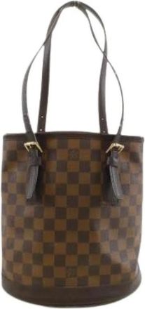 Louis Vuitton Pre-owned Bucket Bags, female, Brown, Size: ONE SIZE Pre-owned Vintage Bucket Bag