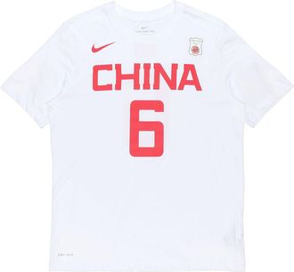 Nike Dri-fit Short Sleeve Athleisure Casual Sports Round Neck White BQ3757-101