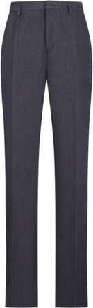 Lardini Pantalone Drop Reg - Heren - Nette broeken - Grijs - XL - Leer - Broeken