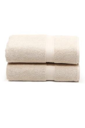 Linum Home Textiles Sinemis Terry Bath Towels - Set of 2 in Beige at Nordstrom Rack