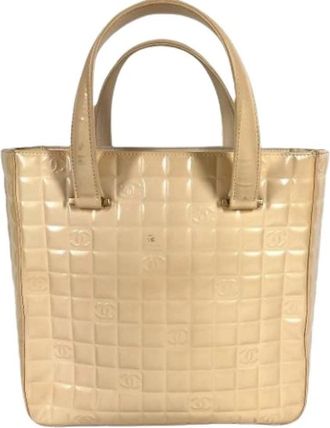 Chanel Pre-owned Vintage Tote Bag - Dames - Vintage Shopper - Beige - ONE Size - Vintage