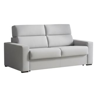 Dmora Sof&aacute; Fijo 3 Plazas Ozegna, Desenfundable, Lavable, Hecho En Italia, Reposabrazos, 220x95 Cm Gris