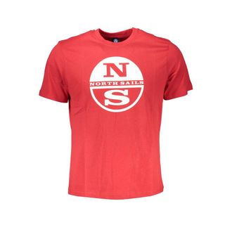 North Sails Mens Ns Logo Short Sleeve Tee - Poppy Cotton - Size X-Large