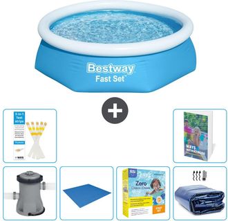 Bestway Piscina Bestway Fast Set Redonda - 244x61 Cm - 7-piezas S245