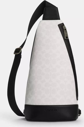 Coach Dominic Sling Pack In Signature Canvas