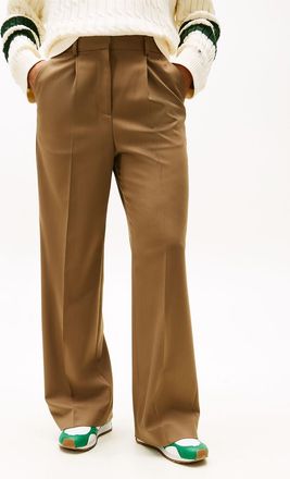 Tommy Hilfiger Wijde broek met plooien