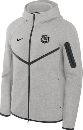 Nike Georgia Tech Fleece Nike Mens College Full-Zip Hooded Jacket in Grey | 05L4086NGBN-8DL