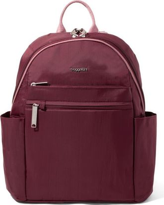 Baggallini Securtex Anti-Theft Vacation Backpack in Jam/dusty Mauve at Nordstrom
