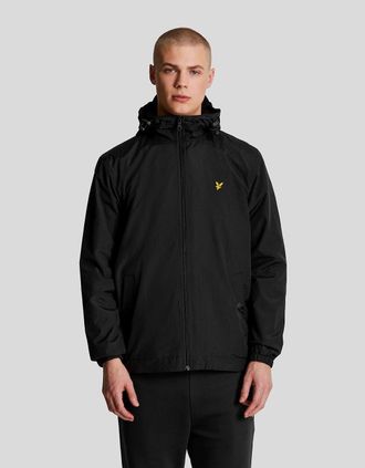 Lyle & Scott Lyle And Scott Mens Water Resistant Hooded Jacket - Black - Size: 44/Regular