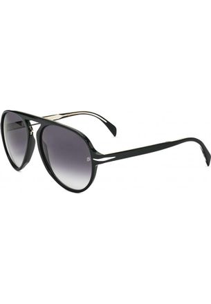 David Beckham Mens DB7005 57 S 807 Sunglasses - Black - One Size