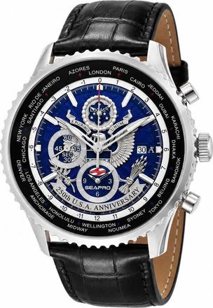 Seapro 250Th Anniversary Meridian Blue Dial Mens Watch SP7130L