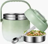 OEM Contenitore Termico Per Alimenti Da 1200 Ml, Contenitore Termico Per Alimenti, Thermos Per Alimenti In Acciaio Inox, Contenitore Riscaldante In Acciai