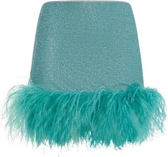 Os&eacute;ree Rokken, Dames, Blauw, M, Lumi&egrave;re Plumage Mini Rok