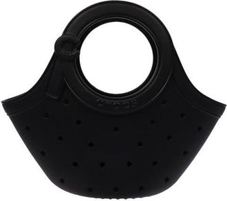 Crocs Medium EVA Tote Bag with Round Handle & Soft Touch Buckle in Black at Nordstrom