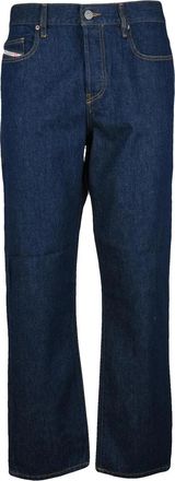 Diesel Blue Cotton Regular Jeans