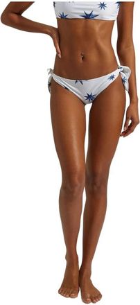 La DoubleJ Bow Brief - Reversible Zwembroekje - Dames - Bikinis - Blauw - L - Badmode