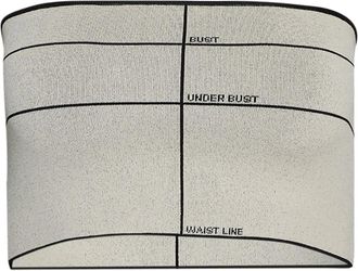 VETEMENTS knitted top - women - Viscose/Polyester/Polyamide/Spandex/Elastane - S - Neutrals