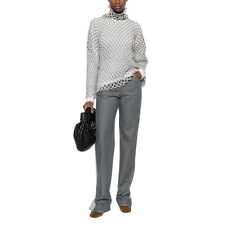 Sportmax Dames, Truien, Grijs, Maat: M