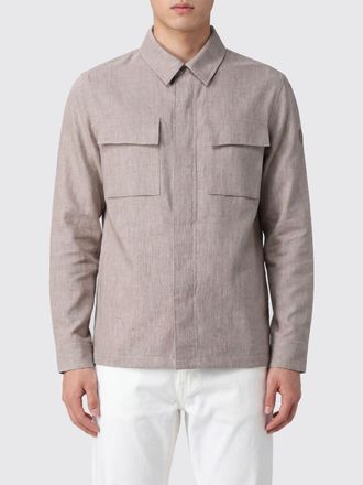 People of Shibuya Giacca camicia in cotone e lino