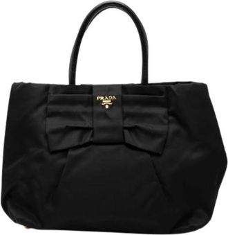 Prada Pre-owned Tote Bags, female, Black, Size: ONE SIZE Pre-owned Tote Bag