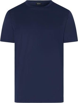 Hanro Cotton Sporty Crew Neck Cotton T-Shirt in Deep Navy at Nordstrom, Size Xx-Large