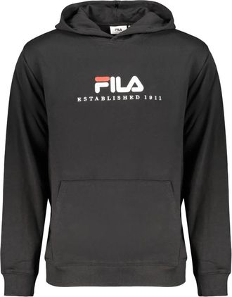 Fila Valsera Hoodie - Heren - Hoodies - Zwart - 2XL - Katoen - Hoodies & sweatvesten