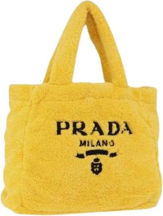 Prada Pre-owned Tote Bag - Dames - Vintage Shopper - Geel - ONE Size - Vintage
